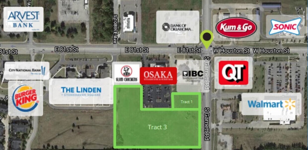 81st @ Garnett Road, Tulsa, OK for Sale