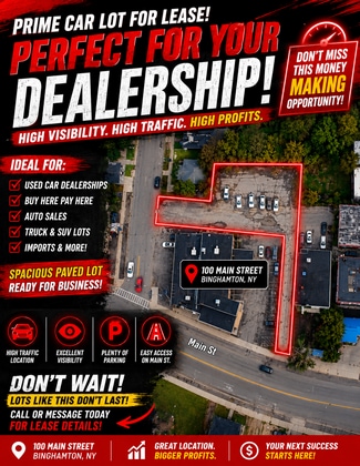 Binghamton, NY Commercial Land - 100 Main St