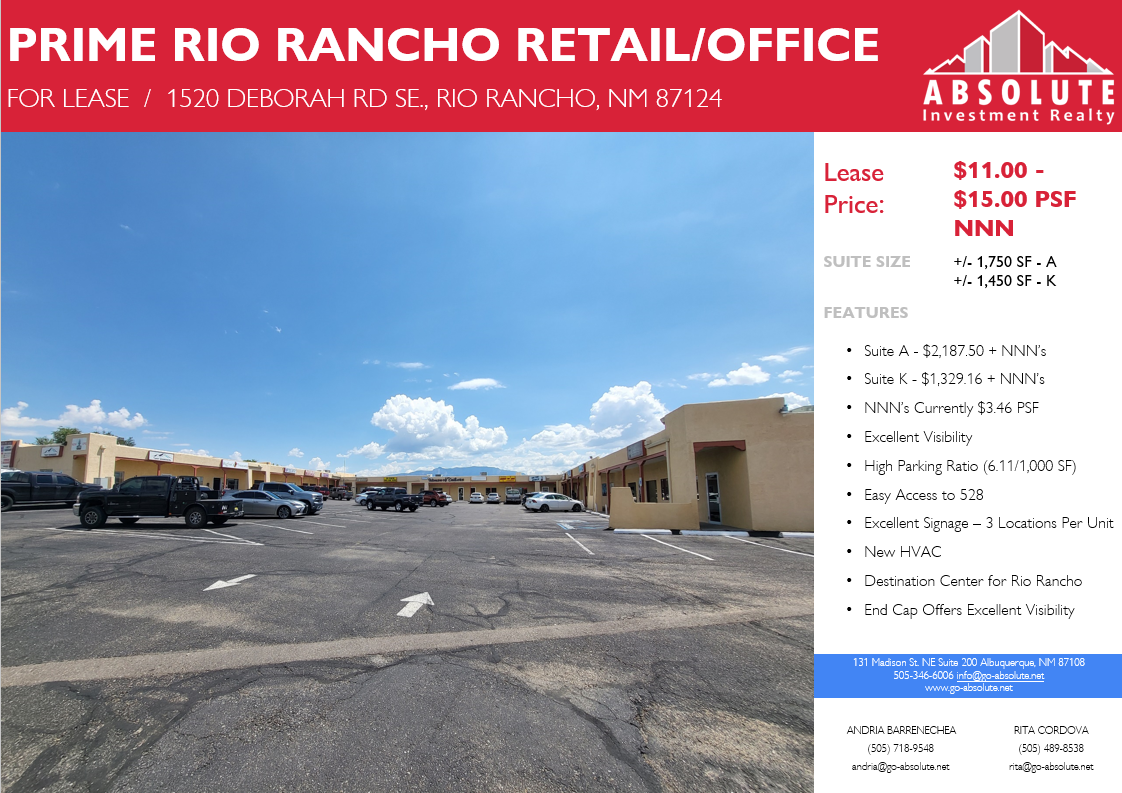 1520 Deborah Rd, Rio Rancho, NM for Rent