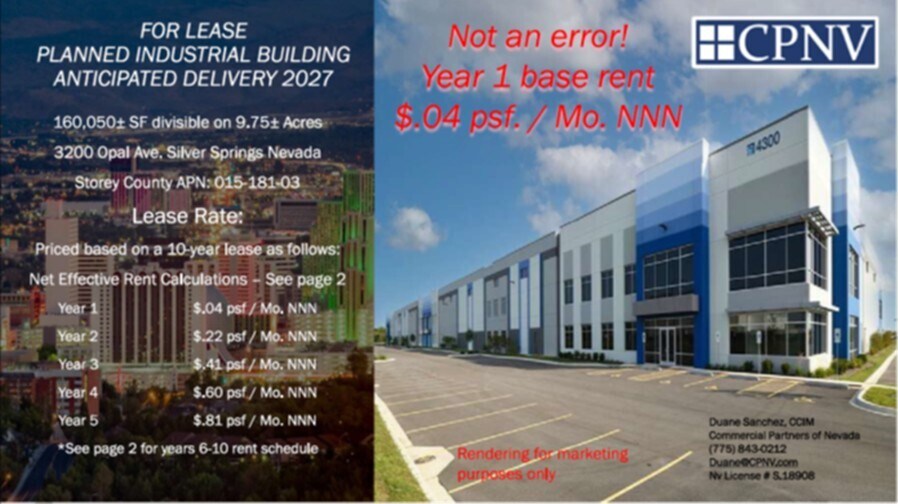 3200 Opal Avenue Ave, Silver Springs, NV for Rent