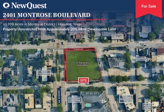 Houston, TX Commercial Land - 2401 Montrose Blvd Houston, TX Commercial Land - 2401 Montrose Blvd