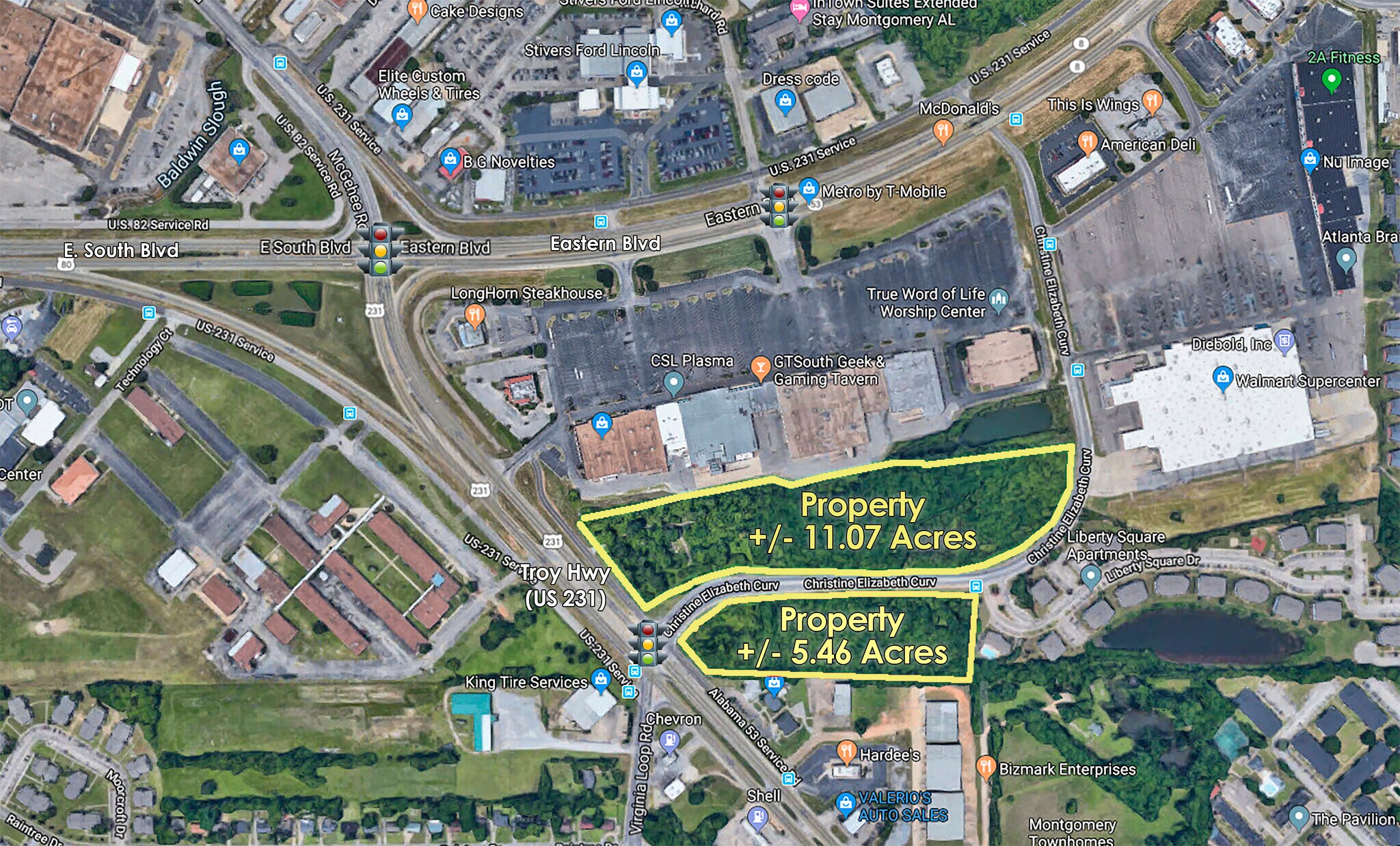 Troy Hwy & Christine Elizabeth Curve, Montgomery, AL for Sale