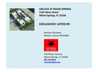 Miami Springs, FL Residential Land - 1101 Wren Ave Miami Springs, FL Residential Land - 1101 Wren Ave