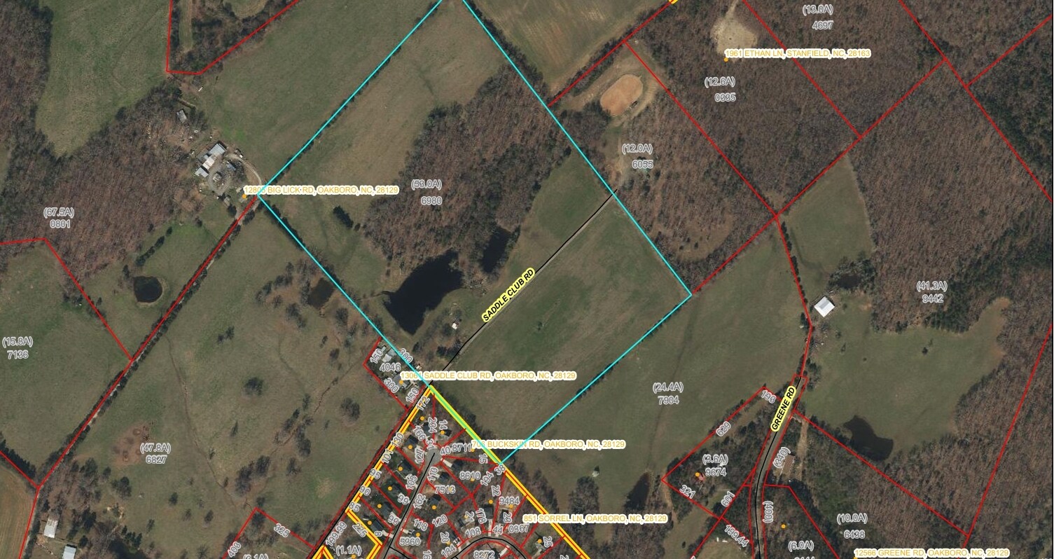 SADDLE CLUB Rd, Oakboro, NC for Sale