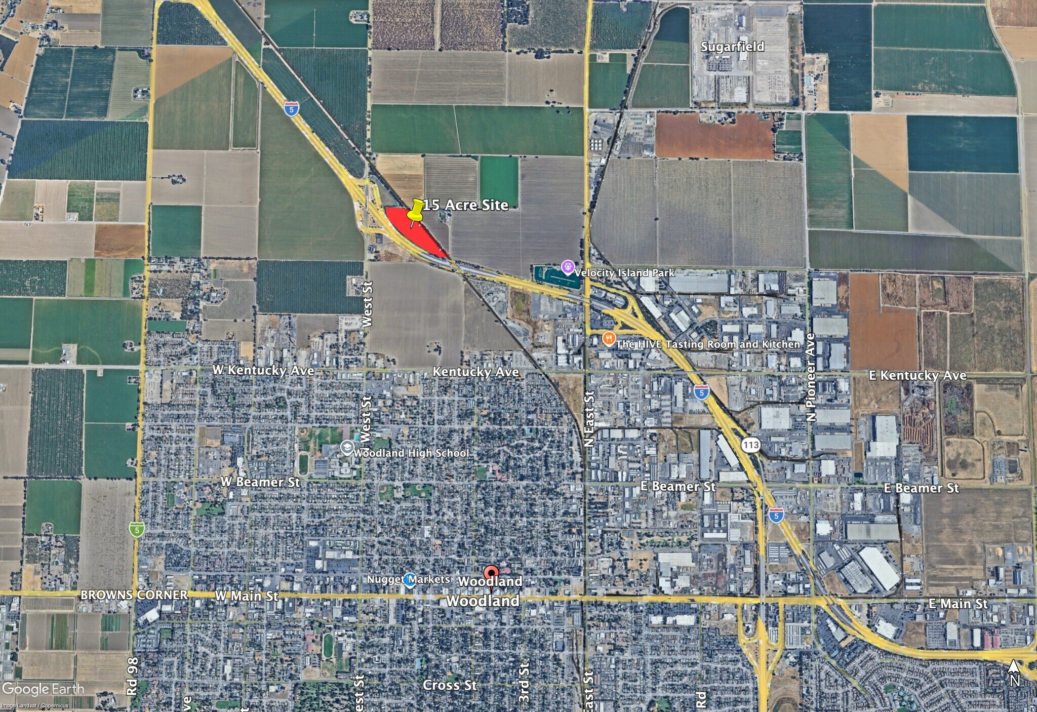 West Street @ Interstate 5, Woodland, CA for Sale