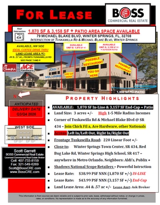 Winter Springs, FL Retail - 79 Michael Blake Blvd Winter Springs, FL Retail - 79 Michael Blake Blvd