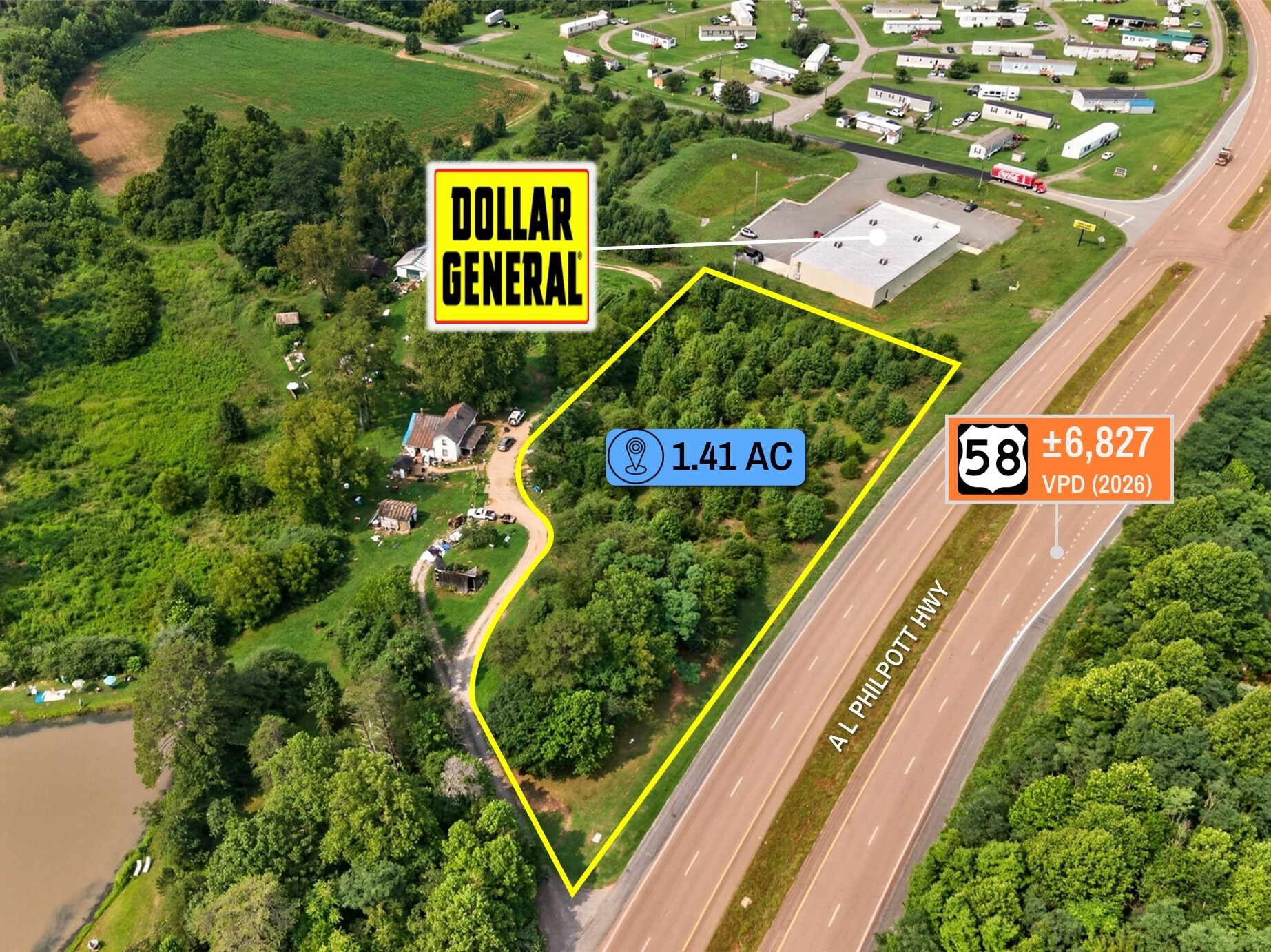 Adj. to 39 Log Manor Rd, Spencer, VA for Sale