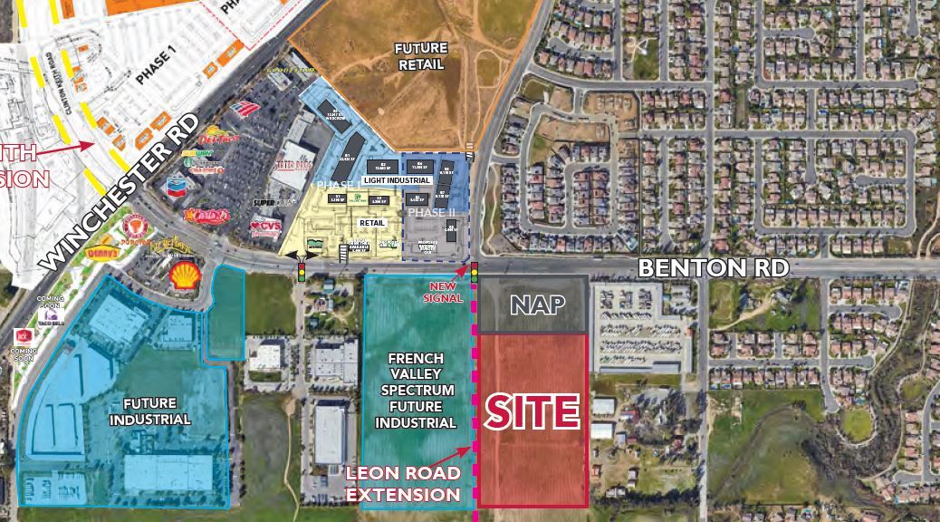 SEQ Benton Rd. & Leon Rd, Winchester, CA for Sale