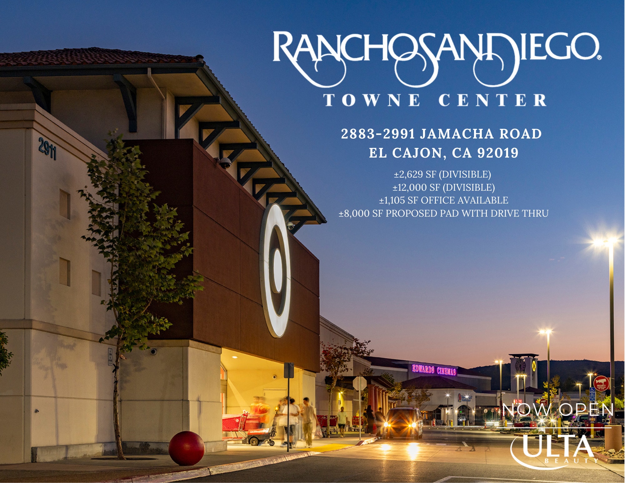 2879-2991 Jamacha Rd, El Cajon, CA for Rent