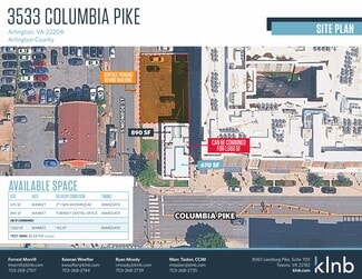 Arlington, VA Office/Medical, Retail - 3533 Columbia Pike Arlington, VA Office/Medical, Retail - 3533 Columbia Pike