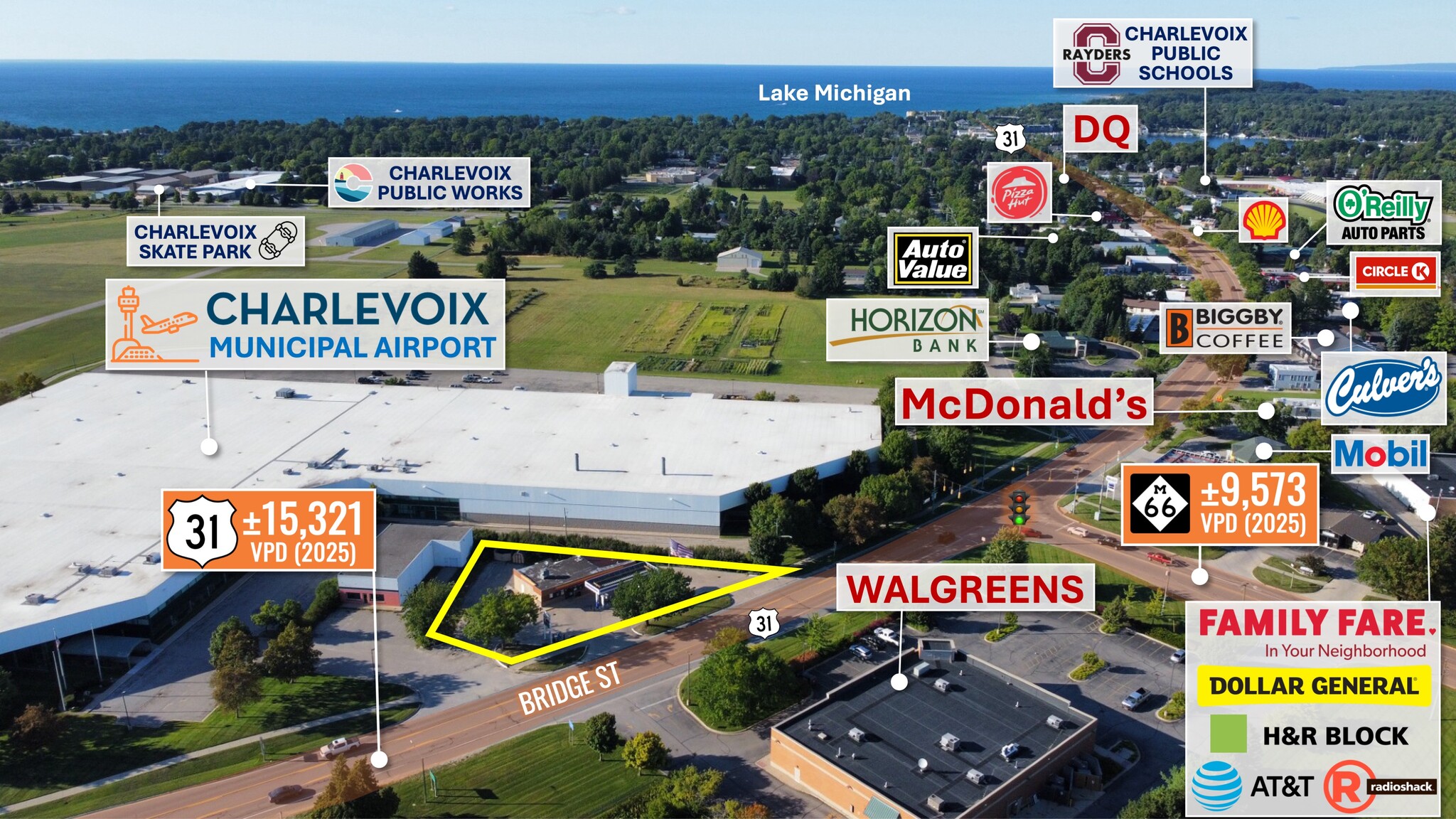 1505 S Bridge St, Charlevoix, MI for Sale