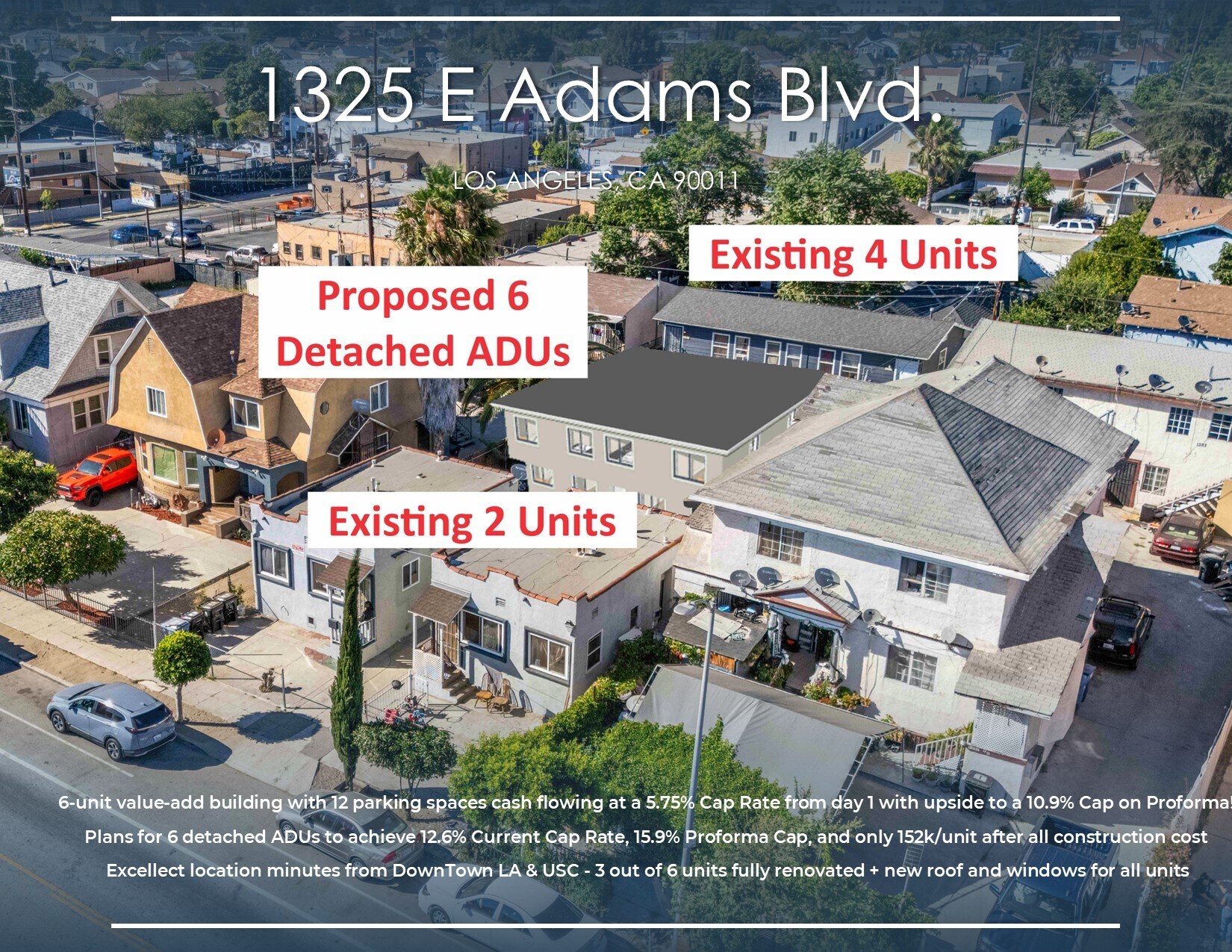 1323 E Adams Blvd, Los Angeles, CA for Sale