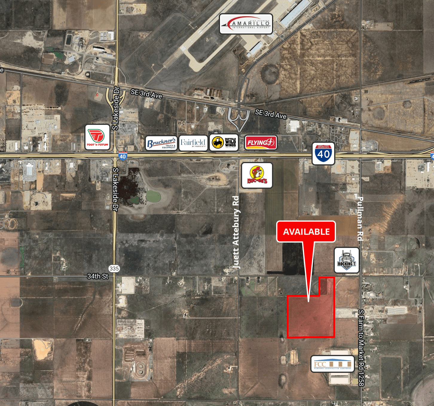 E CR 34 Between Juett Attebury & Pullman, Amarillo, TX for Sale