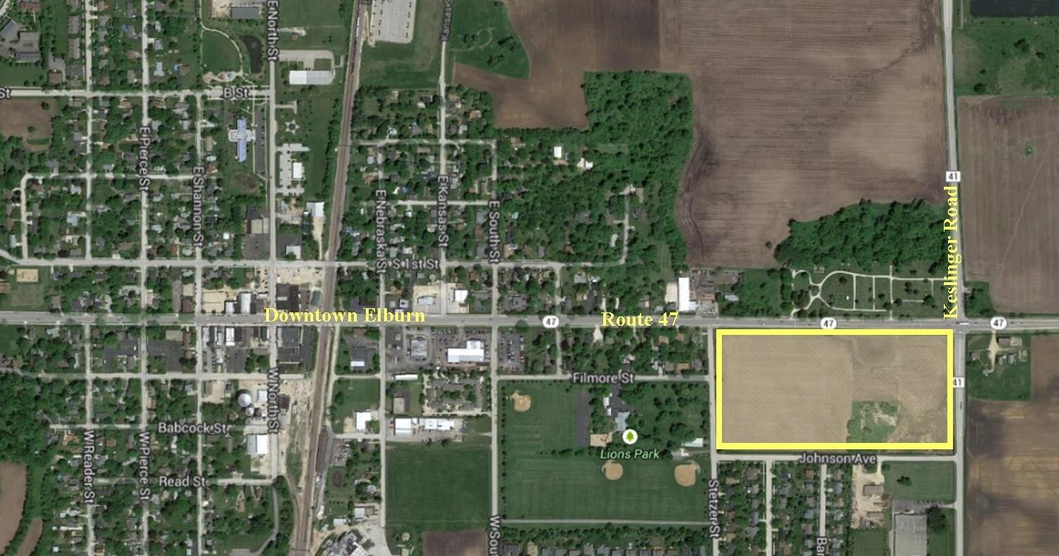 NW Corner Route 47 & Keslinger Rd, Elburn, IL for Sale