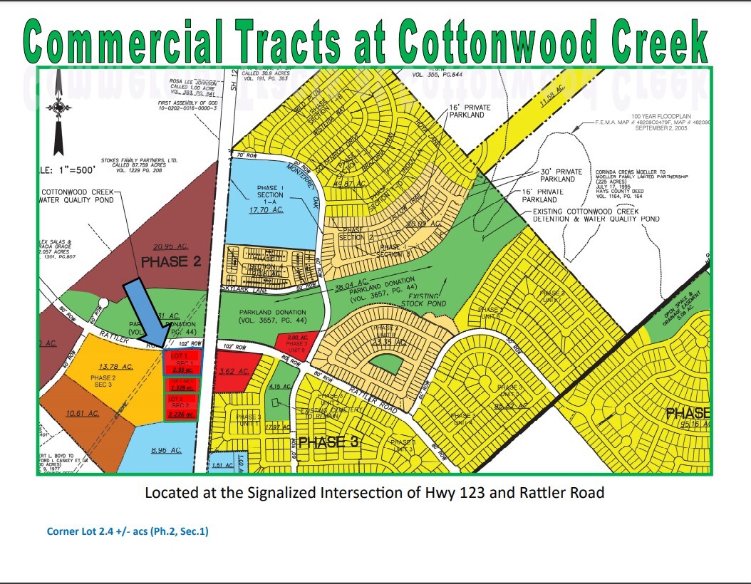 Rattler Rd @ Hwy 123, San Marcos, TX for Sale