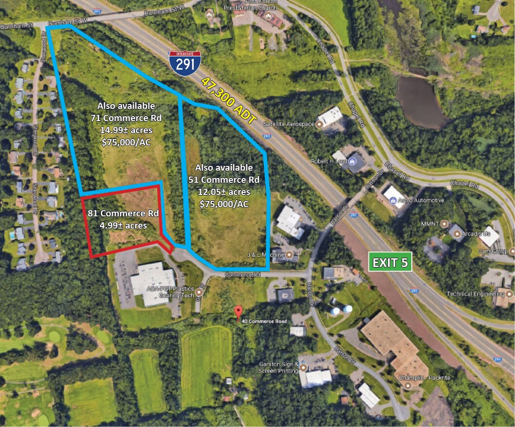 81 Commerce Rd Manchester, CT 06042 Land Property for Sale on