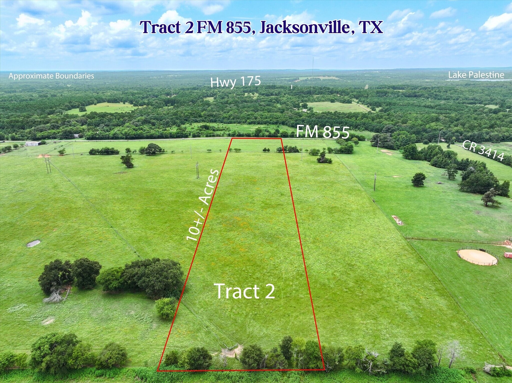 Tract 2 FM 855, Jacksonville, TX for Sale