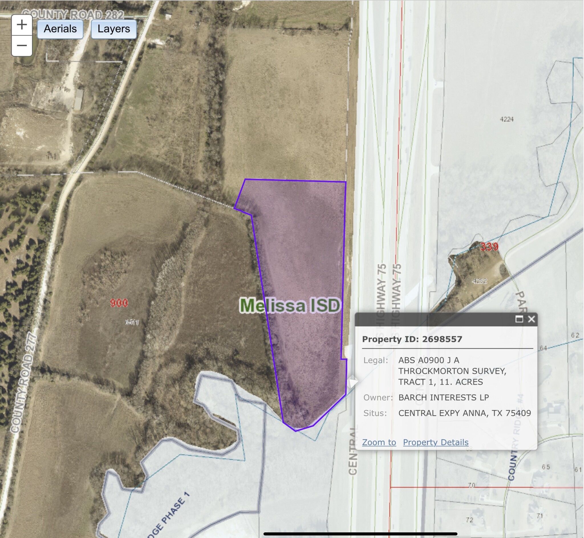 TBD S Central Expressway, Melissa, TX for Sale