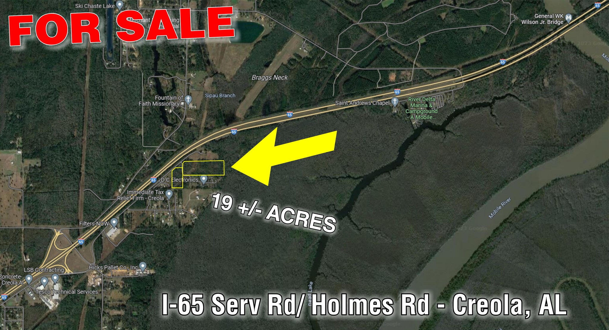 0 Holmes Rd., Creola, AL for Sale