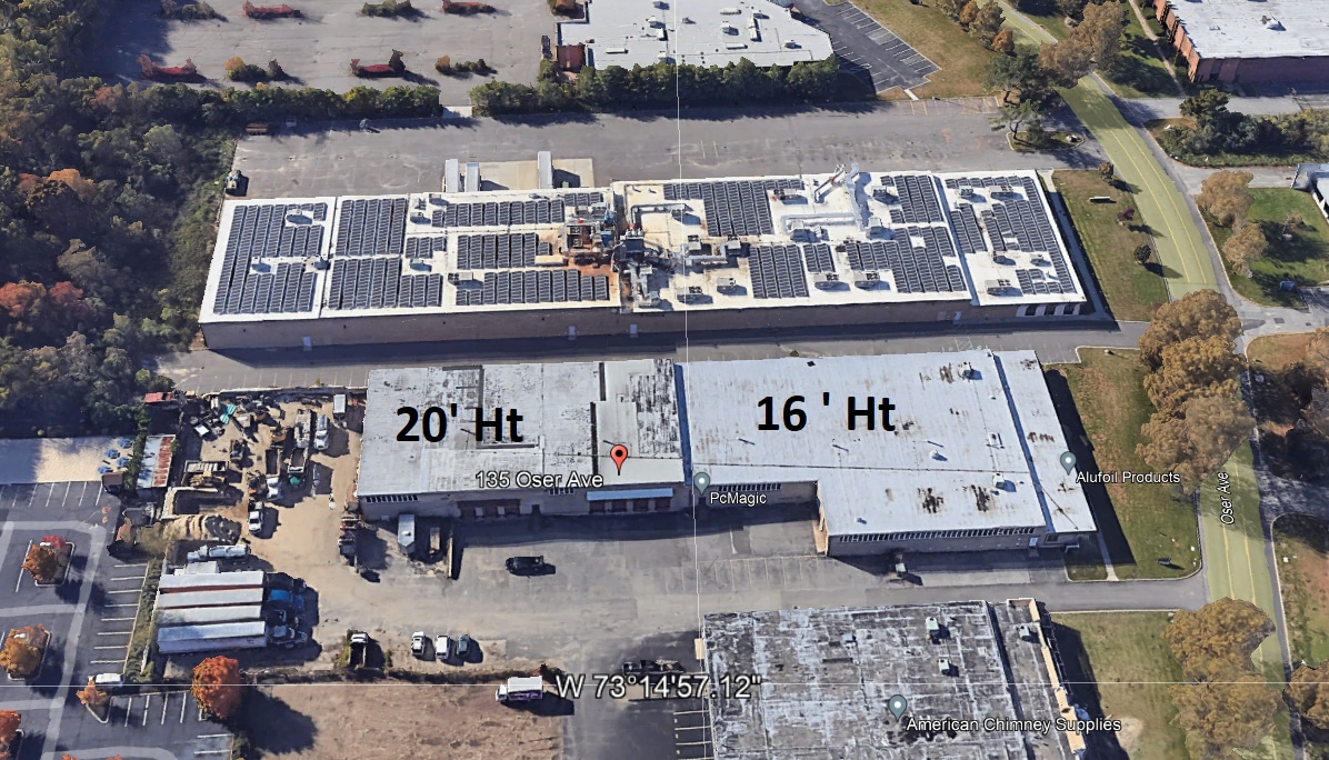 135 Oser Ave Hauppauge, NY 11788 Industrial Property for Lease on