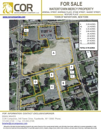 Watertown, NY Commercial Land - 253 Arsenal St Watertown, NY Commercial Land - 253 Arsenal St