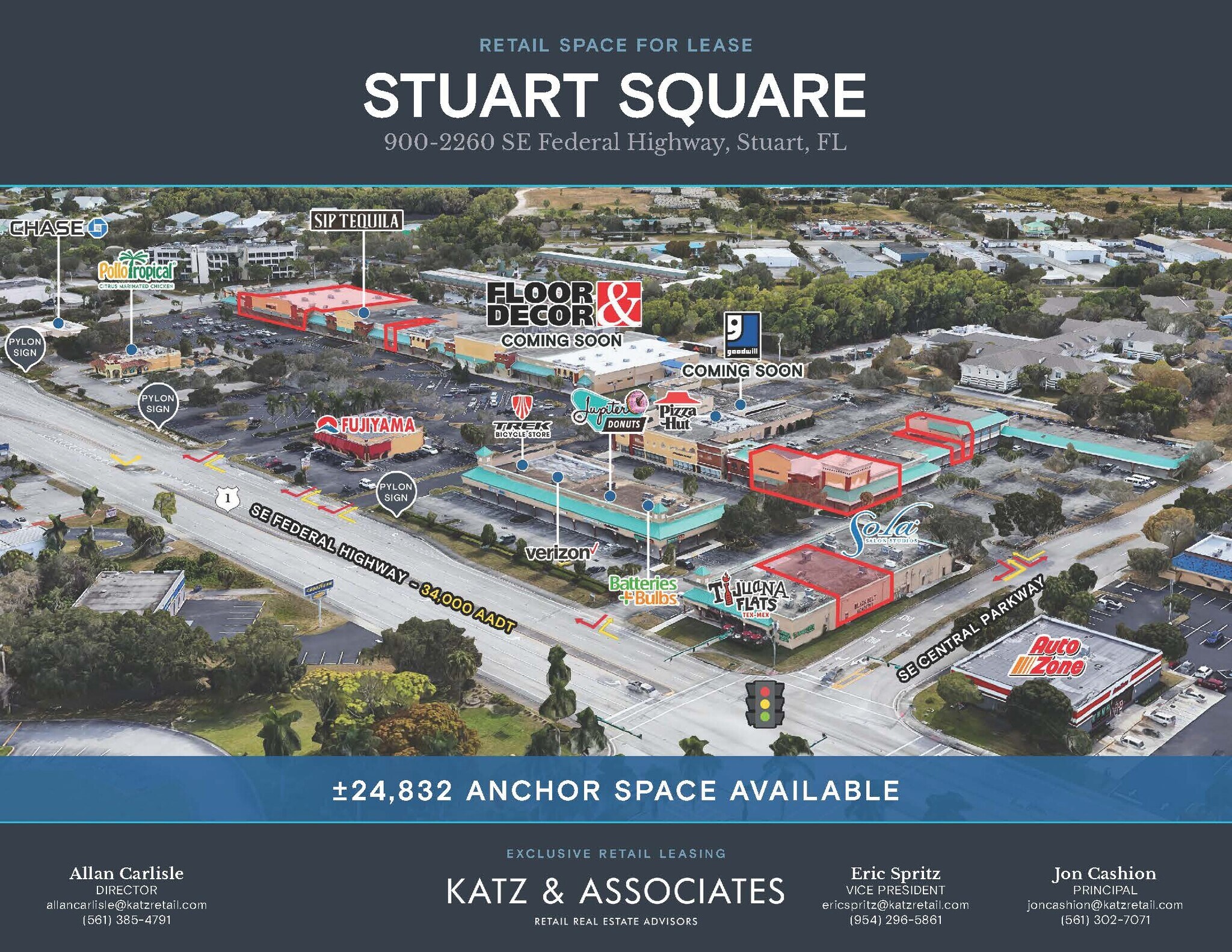 1982-1990 SE Federal Hwy, Stuart, FL for Rent