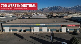 Salt Lake City, UT Industrial - 3555 S 700 W Salt Lake City, UT Industrial - 3555 S 700 W