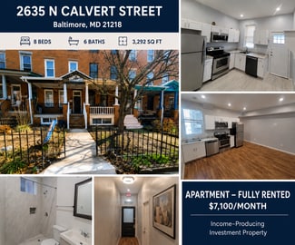 Baltimore, MD Apartments - 2635 N Calvert St Baltimore, MD Apartments - 2635 N Calvert St