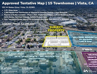 Vista, CA Commercial Land - 552 W Bobier Dr Vista, CA Commercial Land - 552 W Bobier Dr
