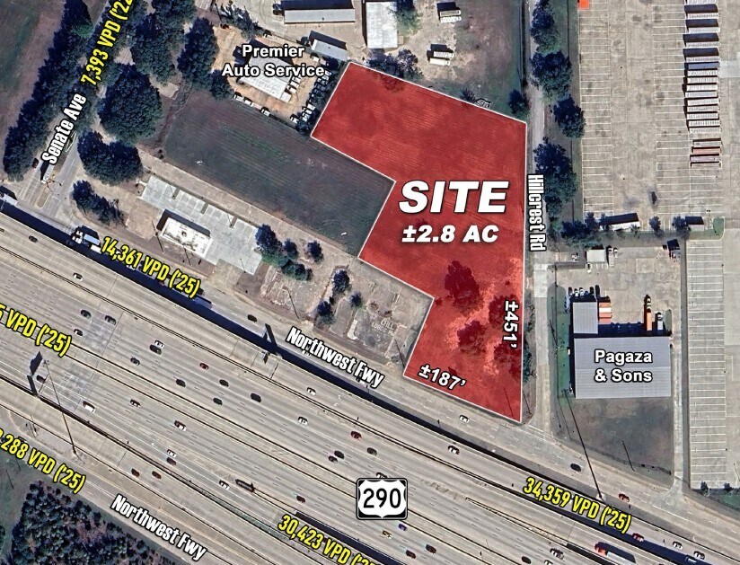 US 290 & Hillcrest Rd, Houston, TX for Sale