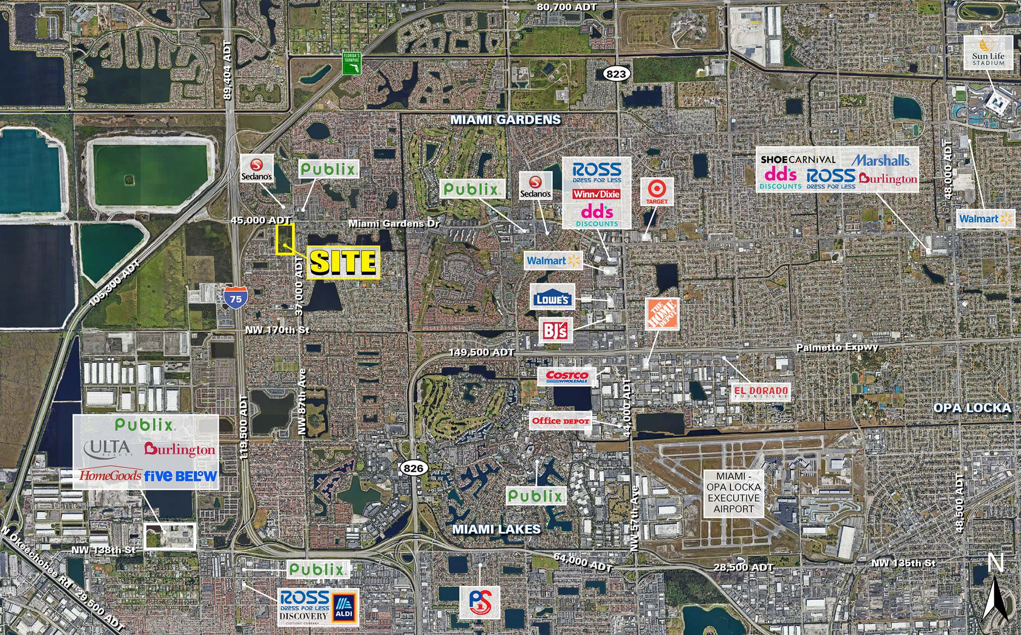 Miami Gardens Dr & NW 87th Ave, Miami Gardens, FL for Rent