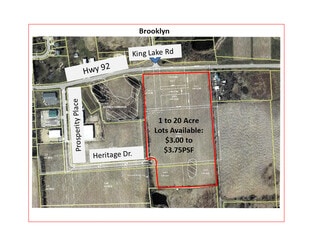 Brooklyn, WI Commercial - HWY 92 & PROSPERITY PLACE Brooklyn, WI Commercial - HWY 92 & PROSPERITY PLACE