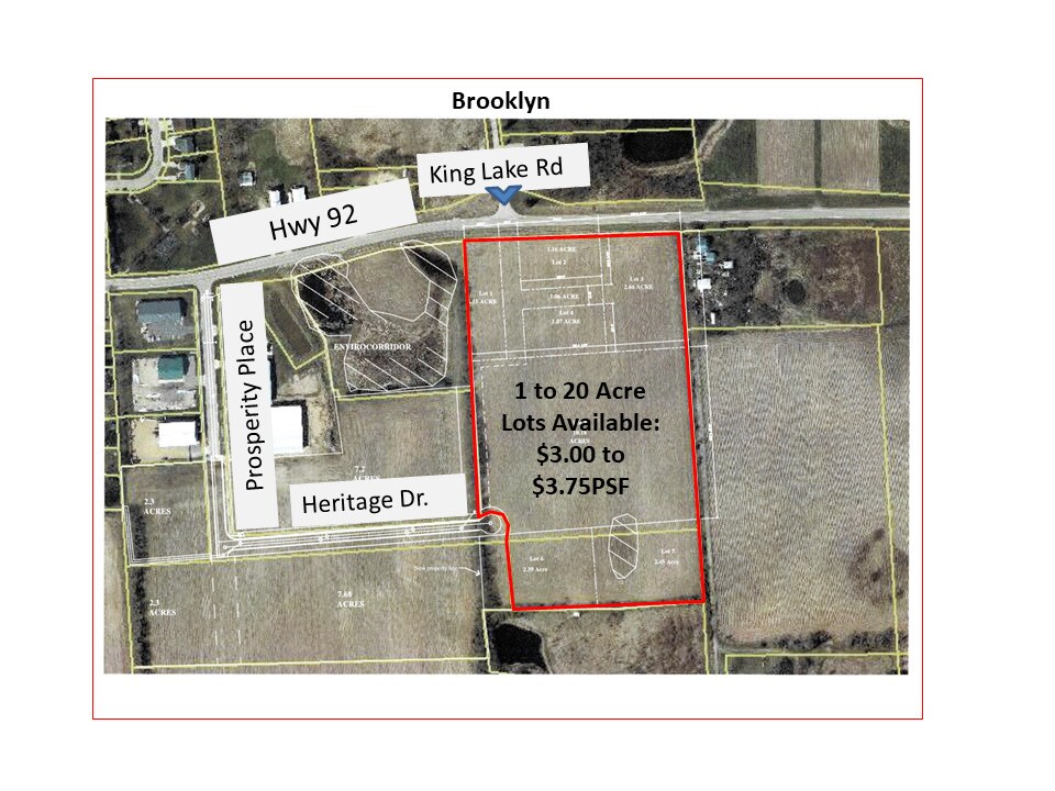 HWY 92 & PROSPERITY PLACE, Brooklyn, WI for Sale