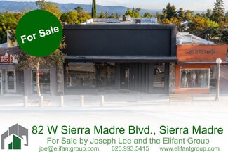 Sierra Madre, CA Storefront Retail/Office - 82 W Sierra Madre Blvd