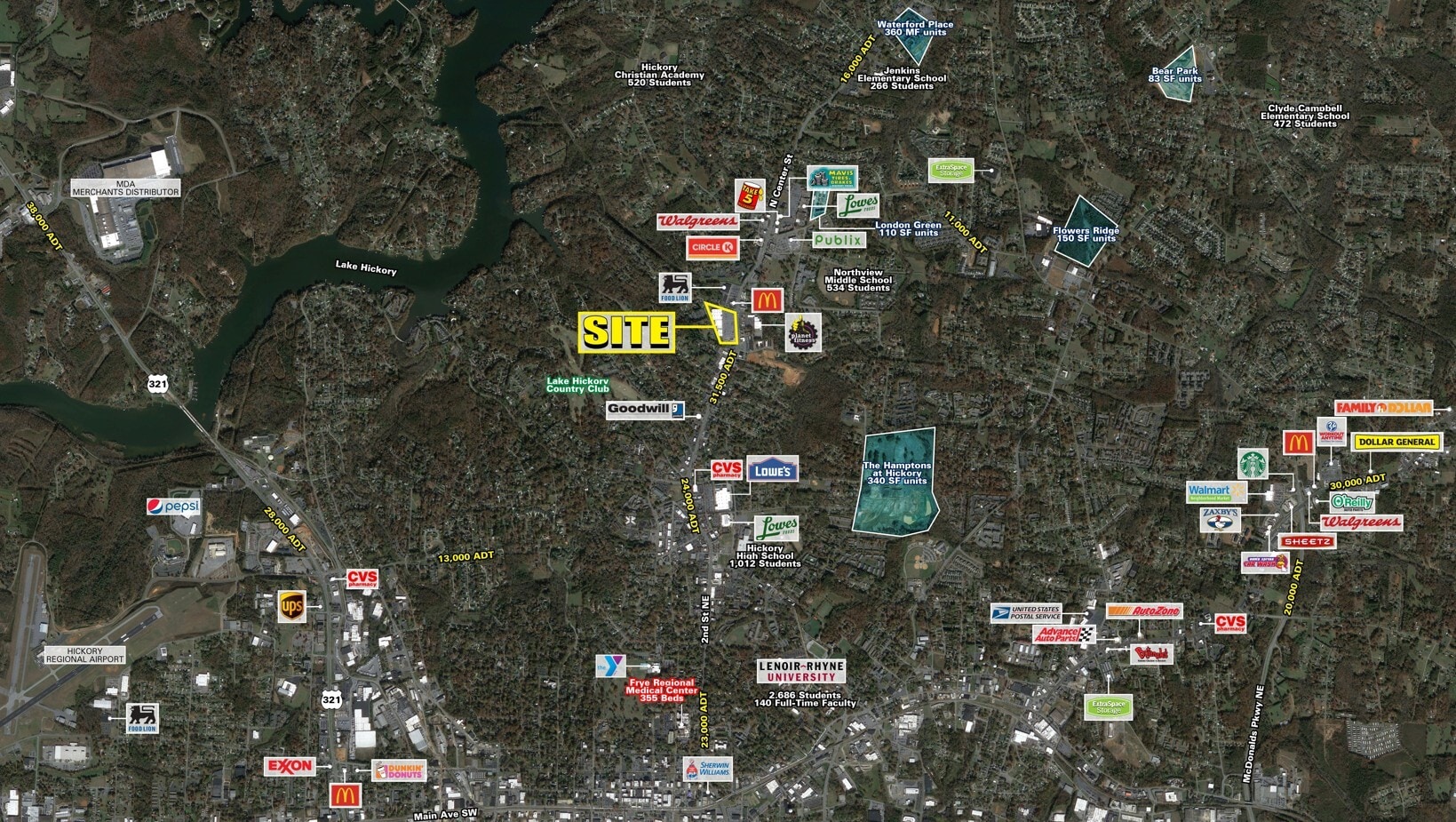 2511 N Center St, Hickory, NC for Rent