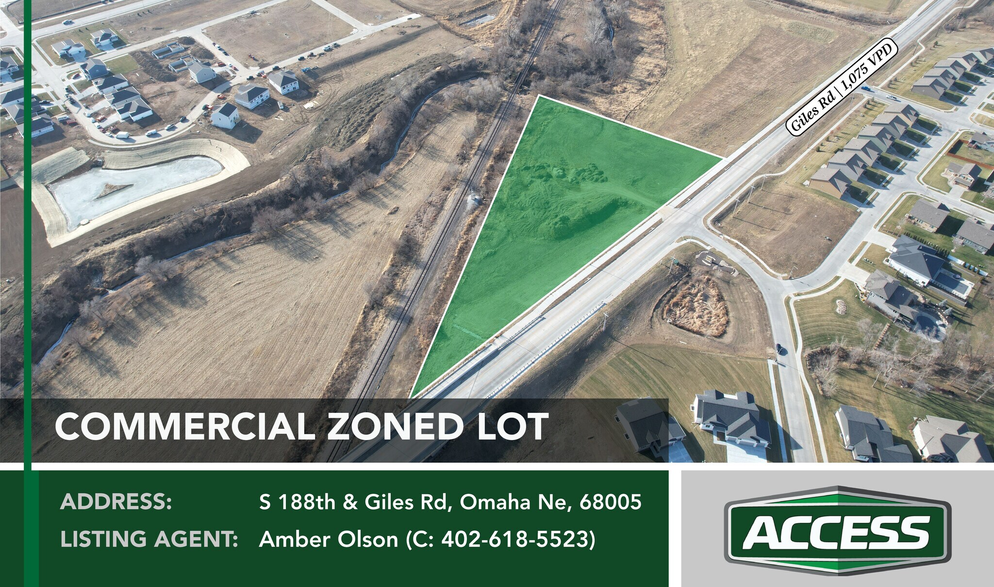 SWC 180th St & Giles Rd, Omaha, NE for Sale