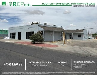El Paso, TX Retail - 4320 Dyer St