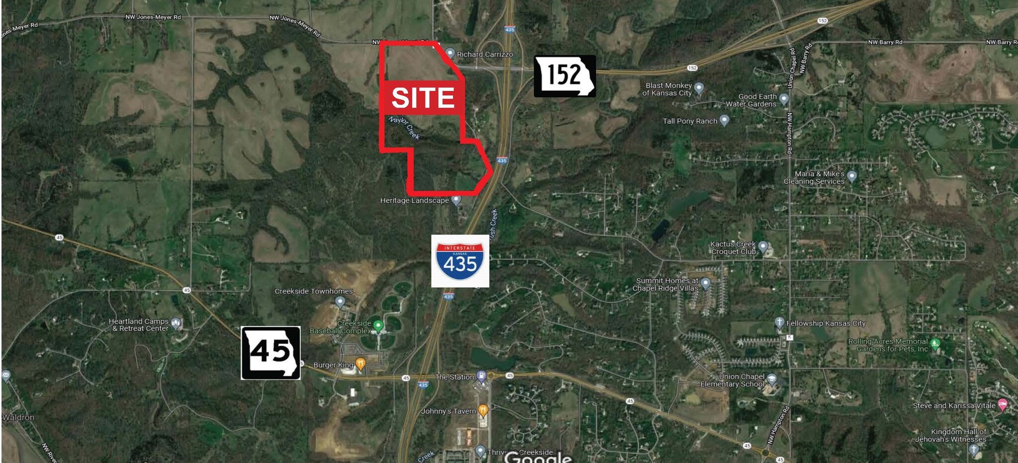 Hwy 152 & I-435, Parkville, MO for Sale