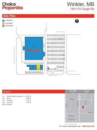 Winkler, MB Retail - 155 Cargill Rd