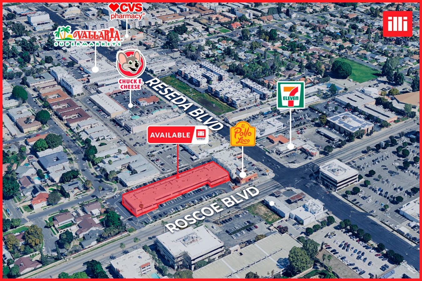 18515-18549 Roscoe Blvd, Northridge, CA for Rent