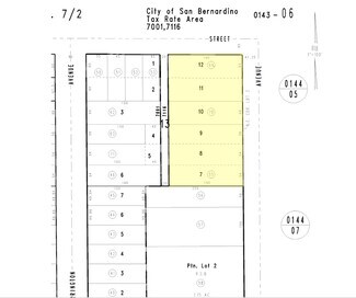 San Bernardino, CA Commercial Land - 1950 N Mount Vernon Ave
