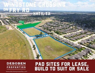 Katy, TX Commercial Land - N Fry Rd & Windstone Manor Blvd