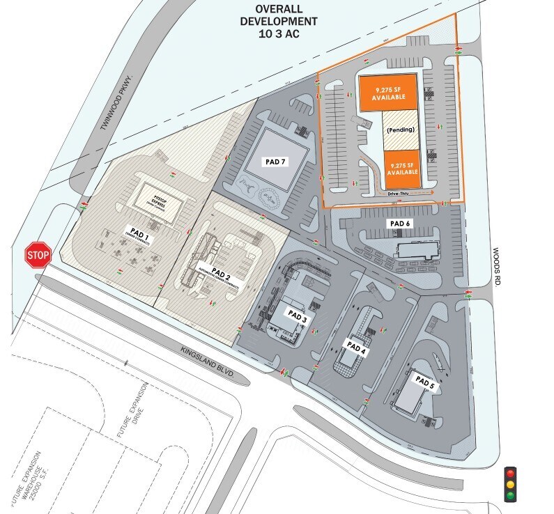 NEC N. Twinwood Parkway @Twinwood Center dr, Brookshire, TX for Rent