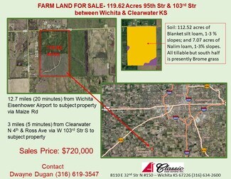 Clearwater, KS Commercial Land - 95th @ 103rd