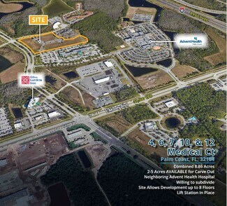 Palm Coast, FL Commercial Land - 4, 6, 7, 10, & 12 Medical Ct