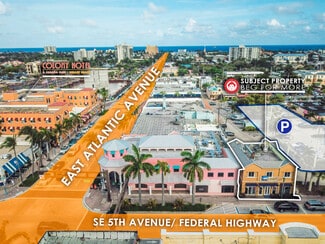 Delray Beach, FL Storefront Retail/Office - 504 E Atlantic Ave