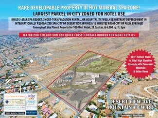 Desert Hot Springs, CA Commercial Land - Desert View Ave @ Mountain View Road