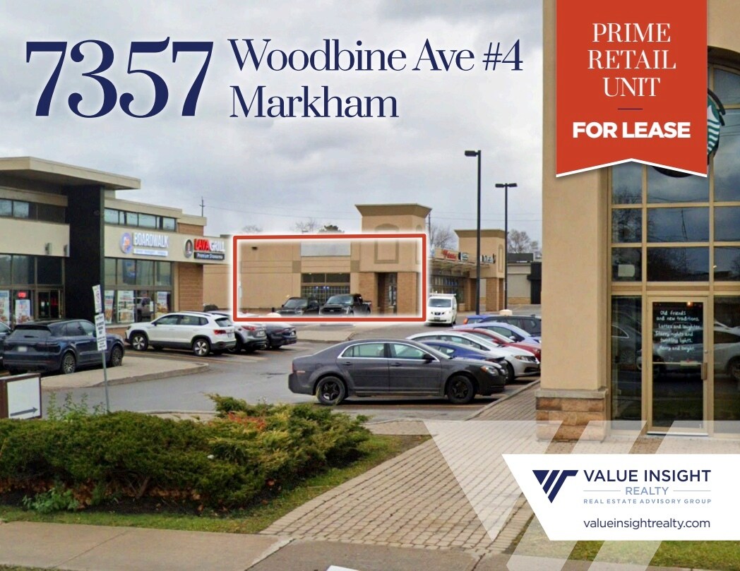 7357 Woodbine Ave, Markham, ON for Rent