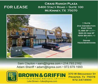 McKinney, TX Office/Retail - Stacy Rd @ Custer Rd.