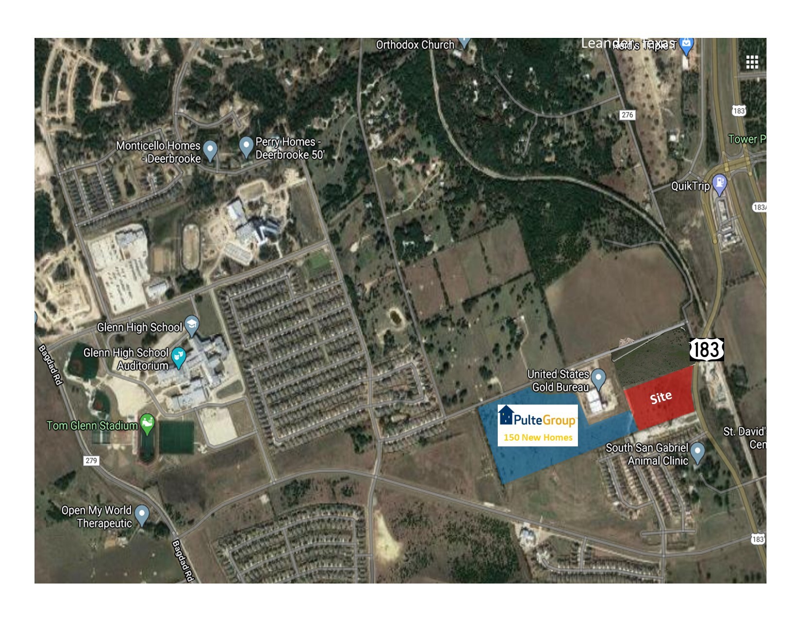 Heritage Grove Rd @ Hwy 183, Leander, TX for Sale